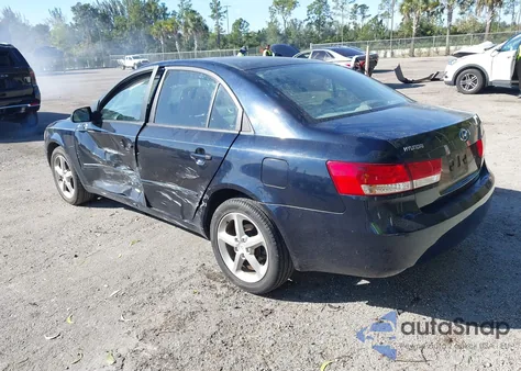 2006 Hyundai Sonata Gl from USA, damaged, VIN 5NPET46C16H081057